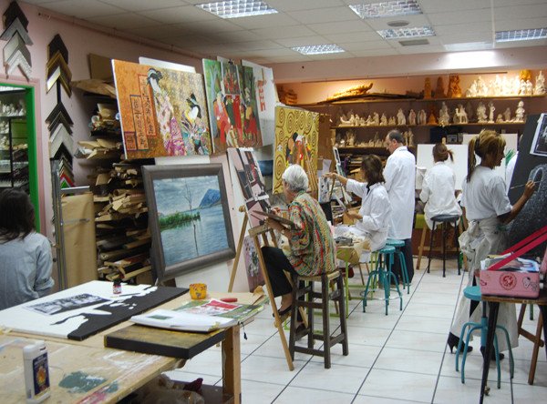 El espacio de trabajo en la sección Estudio de Itziar Pérez